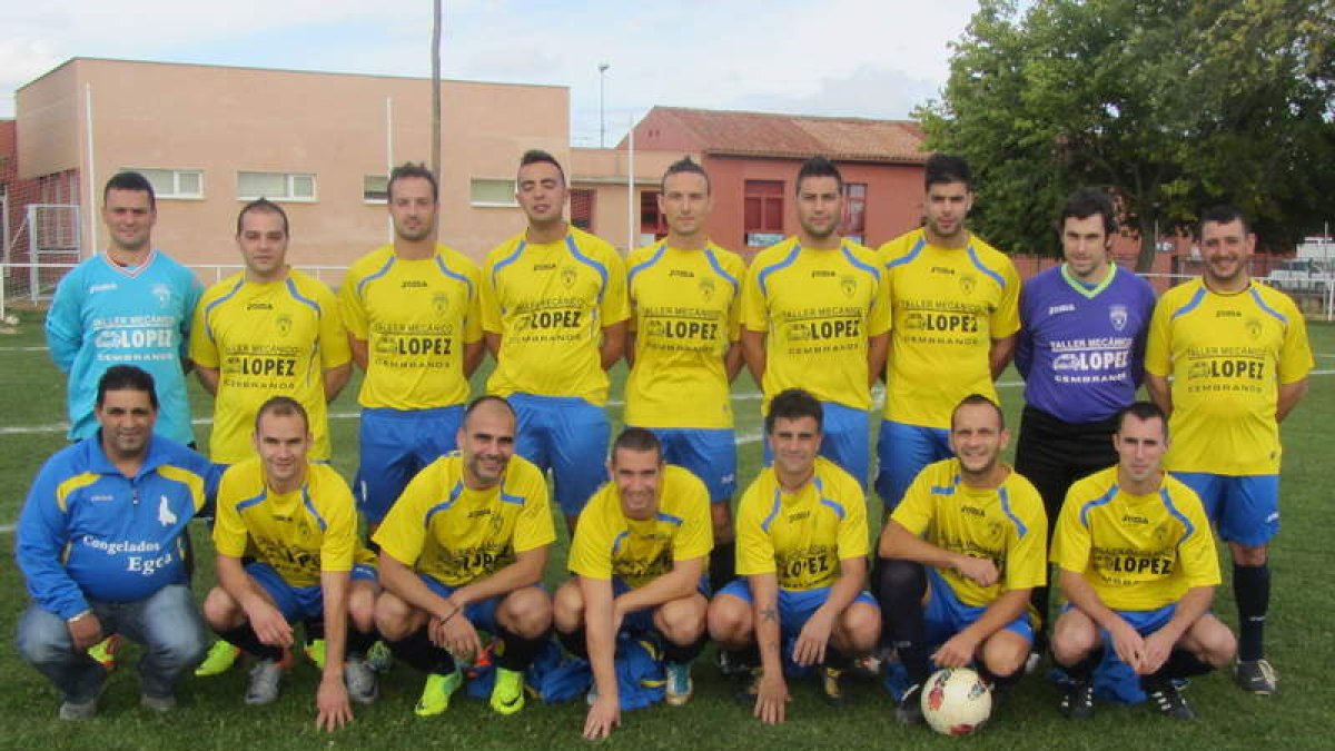 Formación del equipo Restaurante Luna que disputa la Liga CHF.
