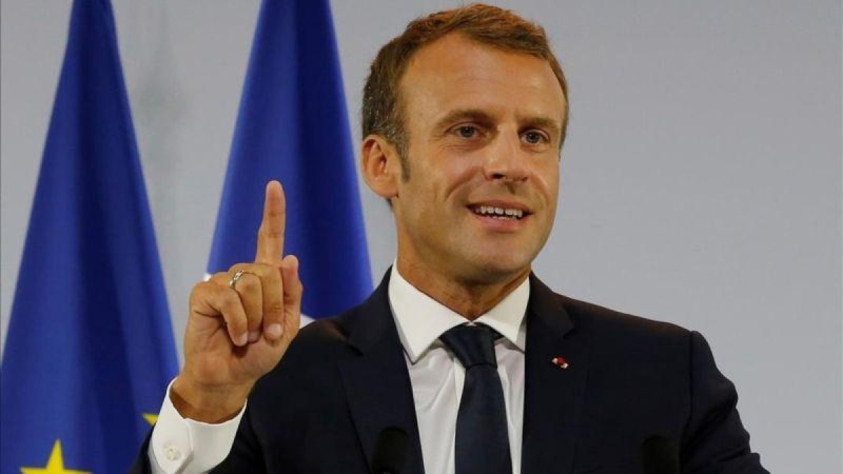 El presidente francés, Emmanuel Macron.