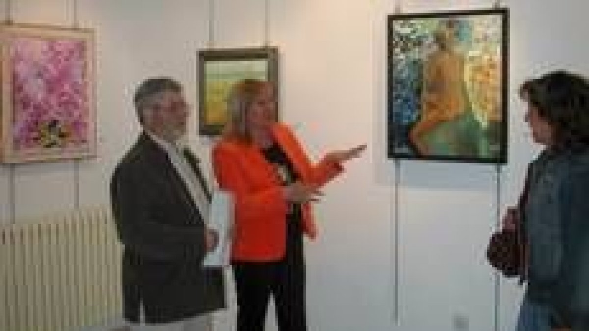 La autora de la exposición ha conseguido que su obra sea todo un éxito de público