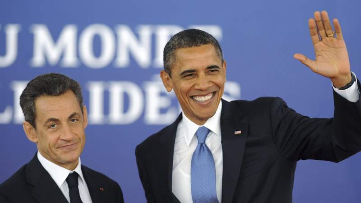 Los presidentes Nicolas Sarkozy y Barack Obama, en una imagen de archivo.