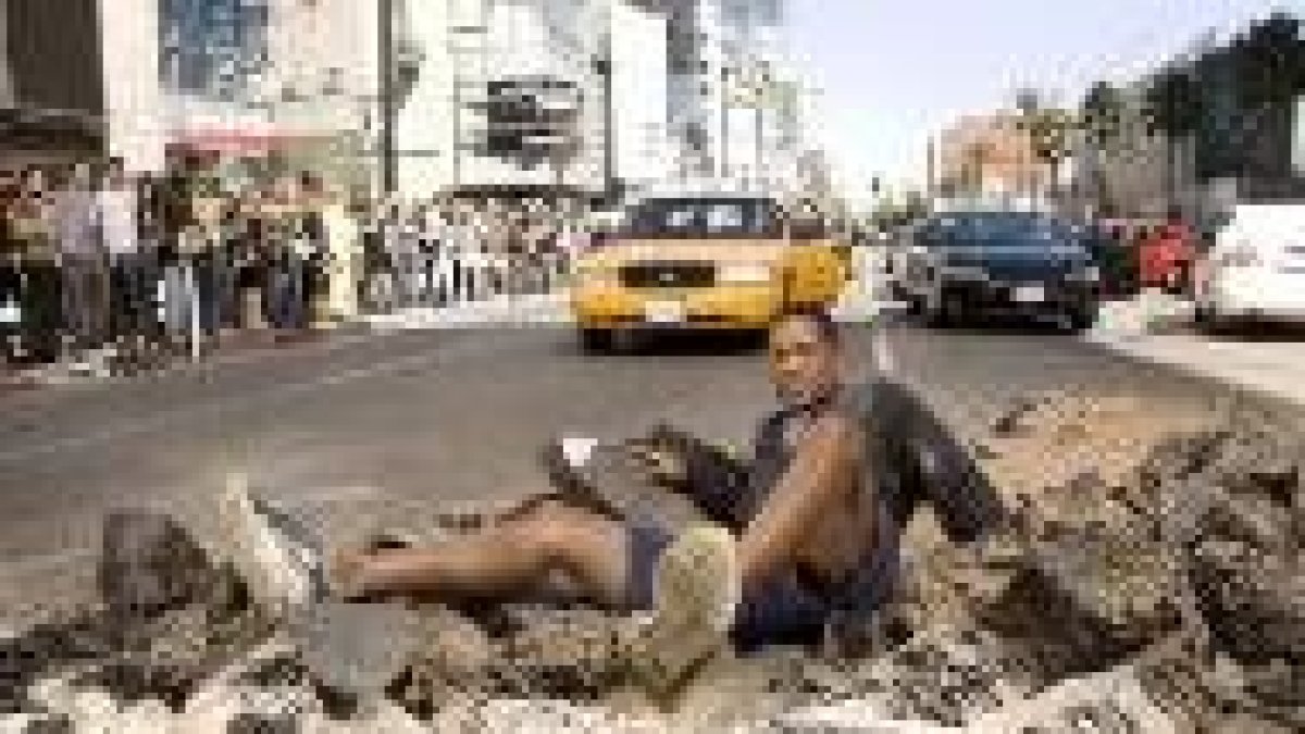 Fotografía de la película «Hancock», protagonizada por el famoso actor Will Smith