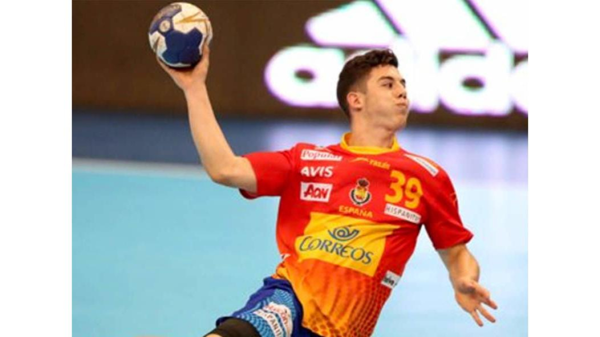 Jaime Fernández, durante uno de sus partidos con España. DL