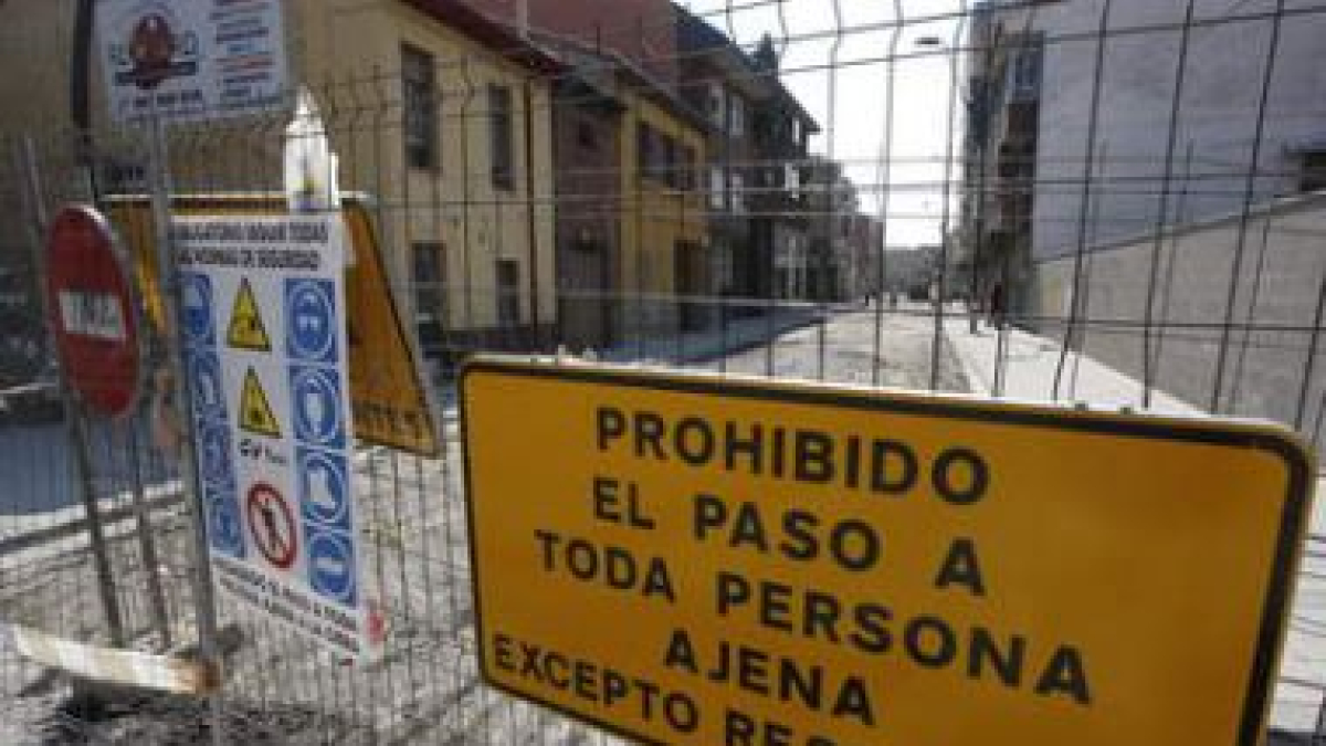 Concluidas las obras de la calle Alfageme, este lunes comienzan las de Constitución.