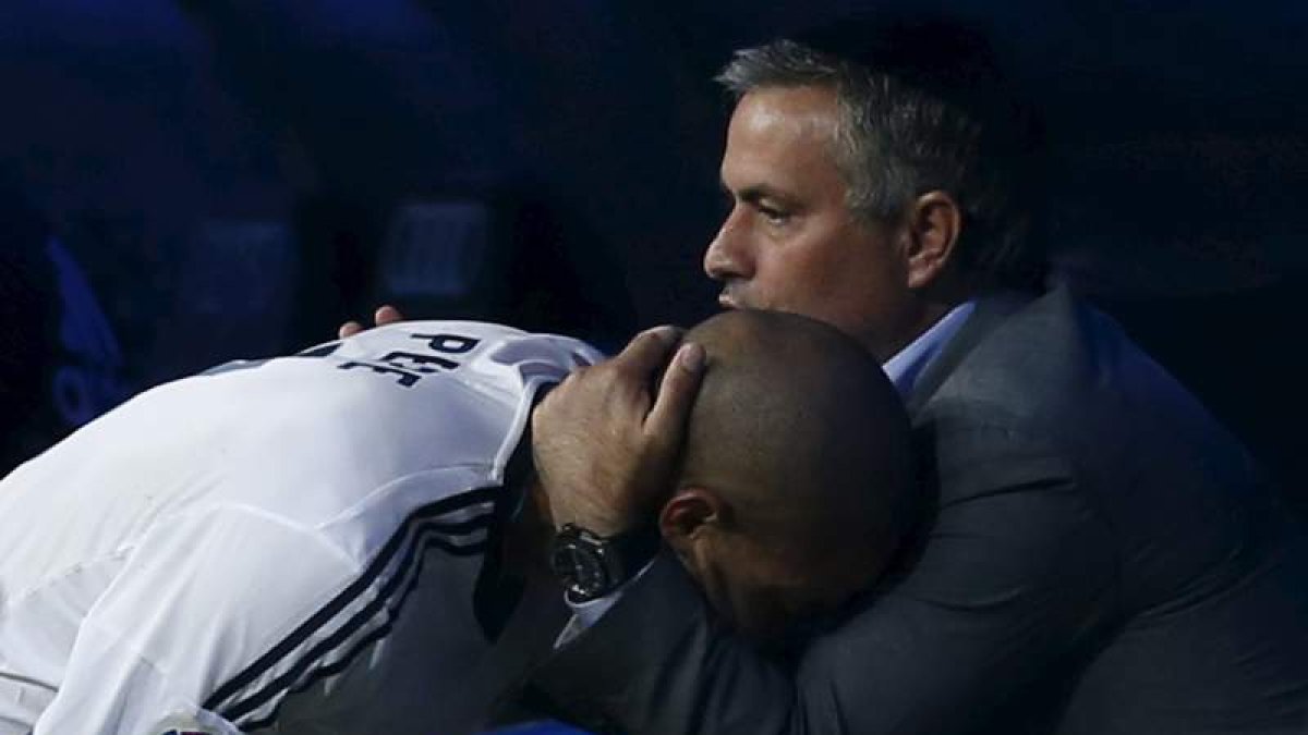 Pepe dedicó a Mourinho el gol que le hizo al Deportivo.