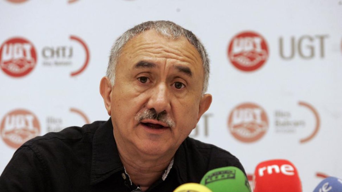 El secretario general de UGT, Josep Maria Álvarez.