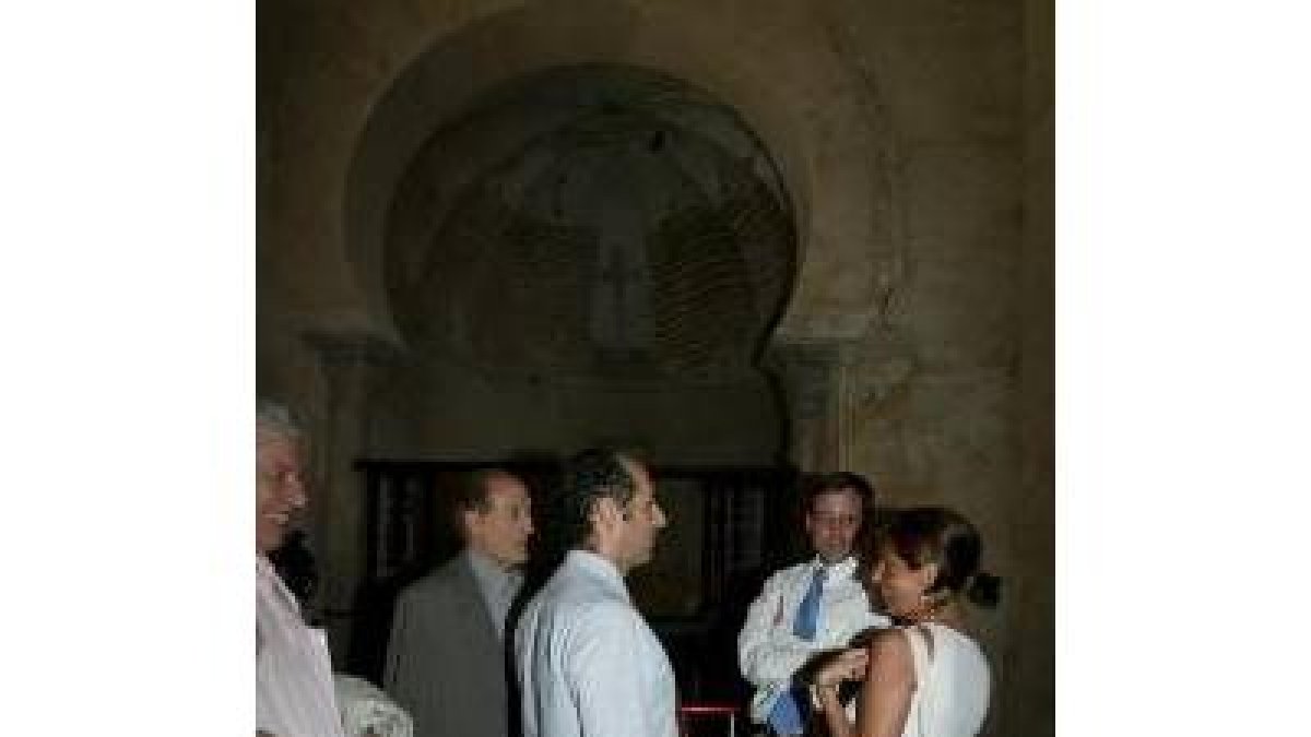El director general de Patrimonio visitó Peñalba durante la tarde