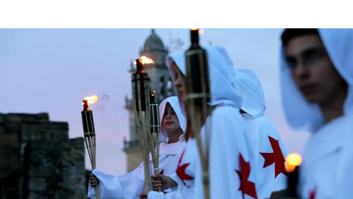 Imagen de la fiesta de la Noche Templaria en Ponferrada. BARREDO