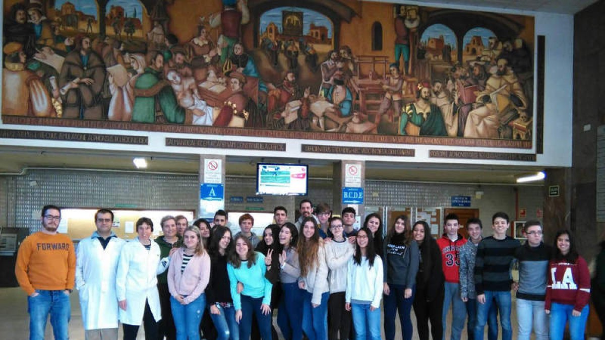 Alumnos participantes en los talleres en Salamanca. DL