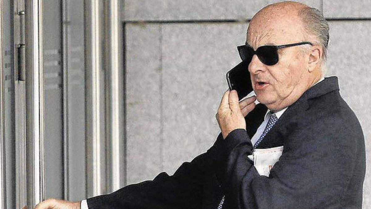El juez Manuel García-Castellón a su llegada a la Audiencia Nacional. EFE