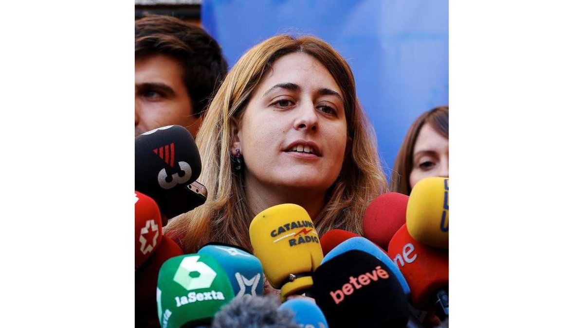 La coordinadora general del PDeCAT, Marta Pascal. ALEJANDRO GARCÍA