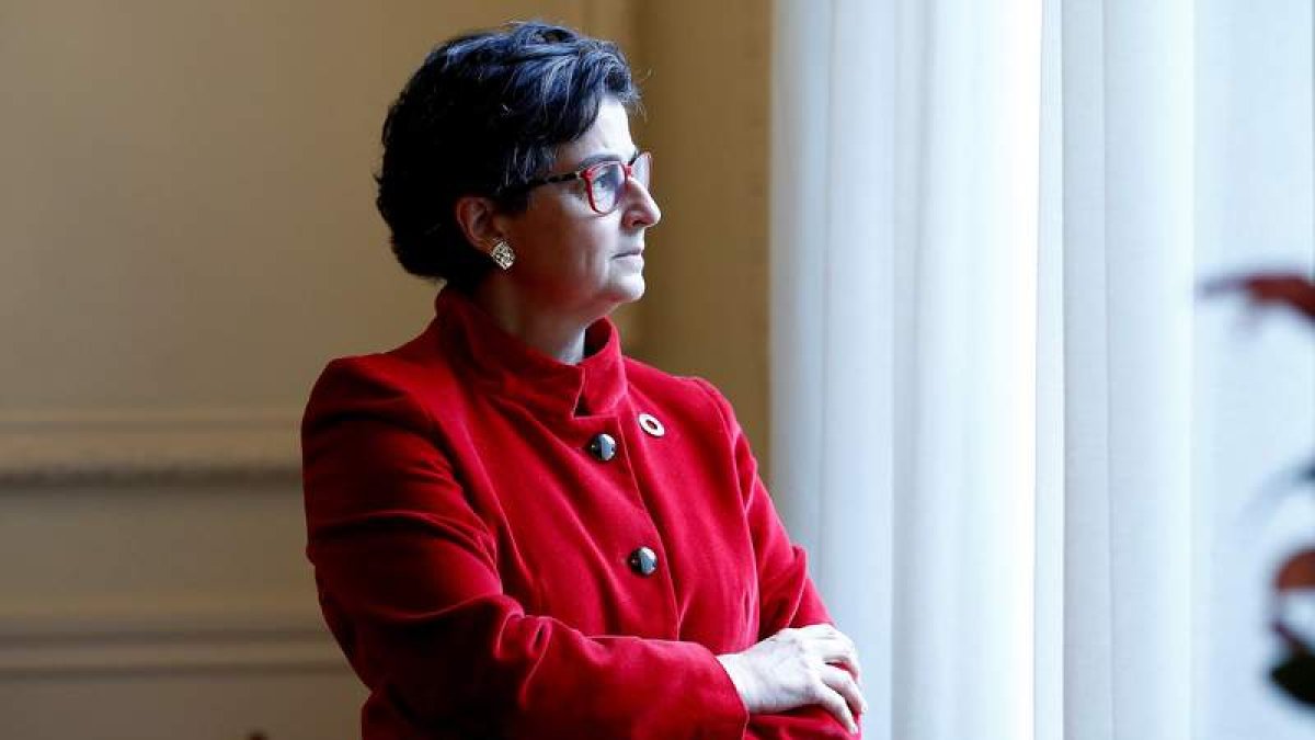 La ministra de Asuntos exteriores, Arancha González Laya. QUIQUE GARCÍA