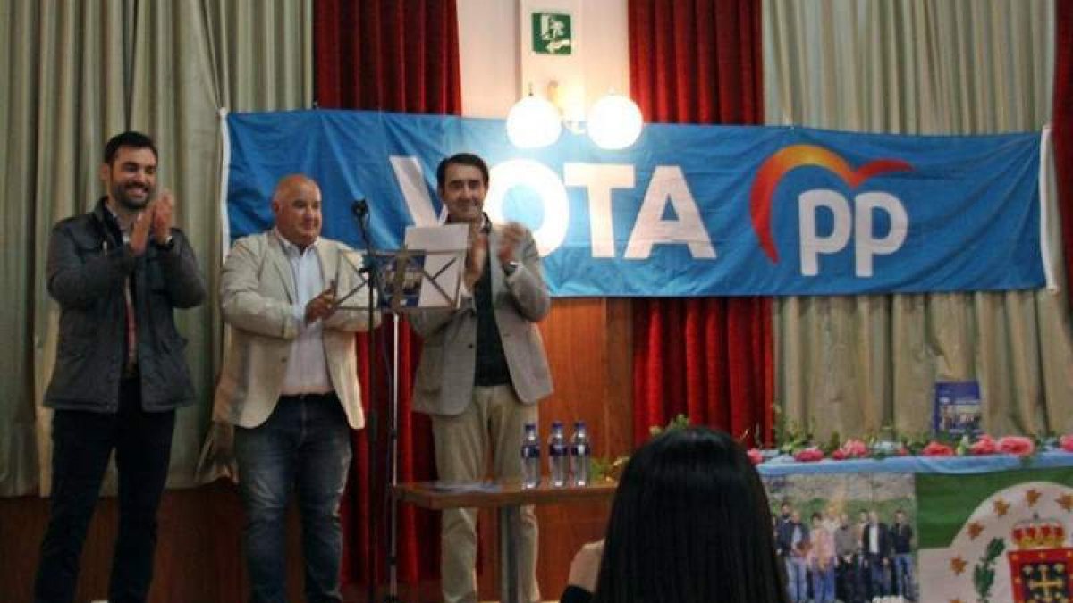 Un momento del acto de Villablino. DL