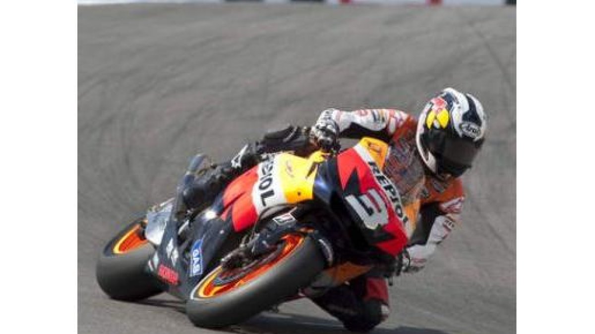 Pedrosa intentará reducir su desventaja con Lorenzo y Rossi.
