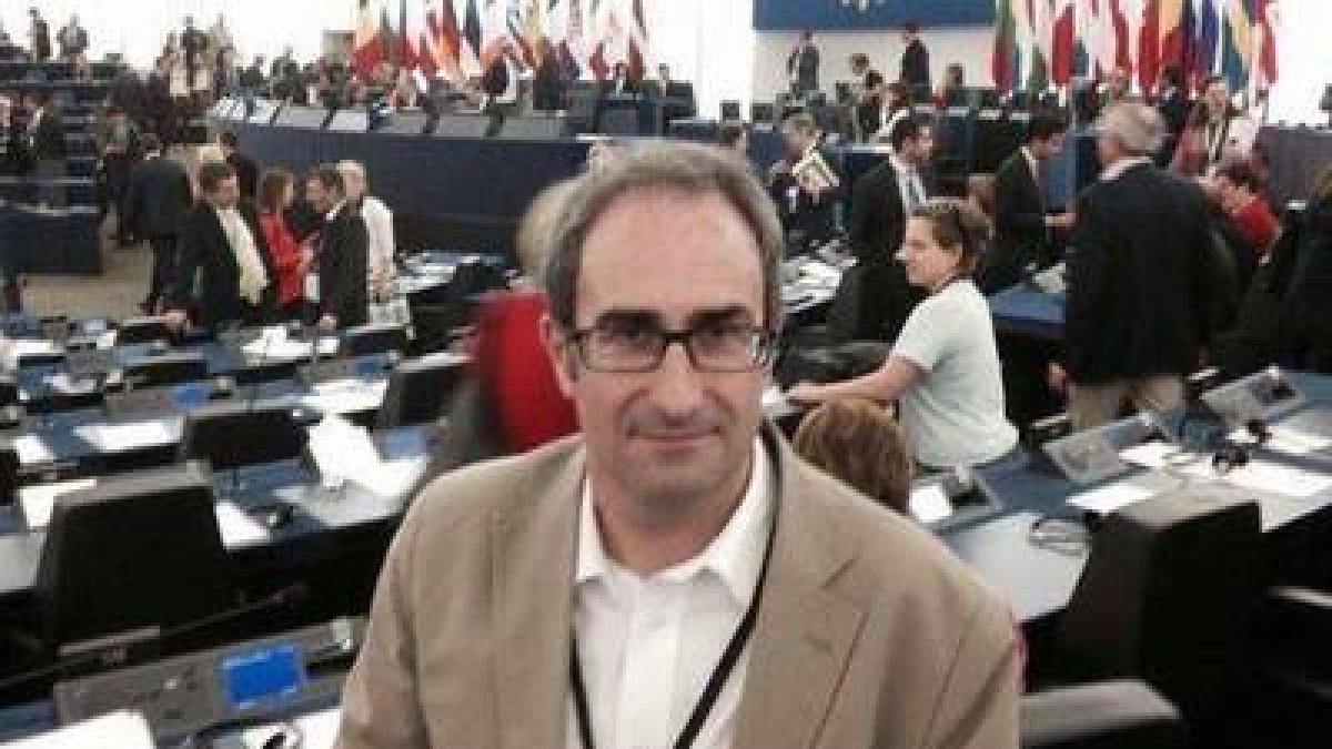 Jordi Sebastià en el Parlamento Europeo