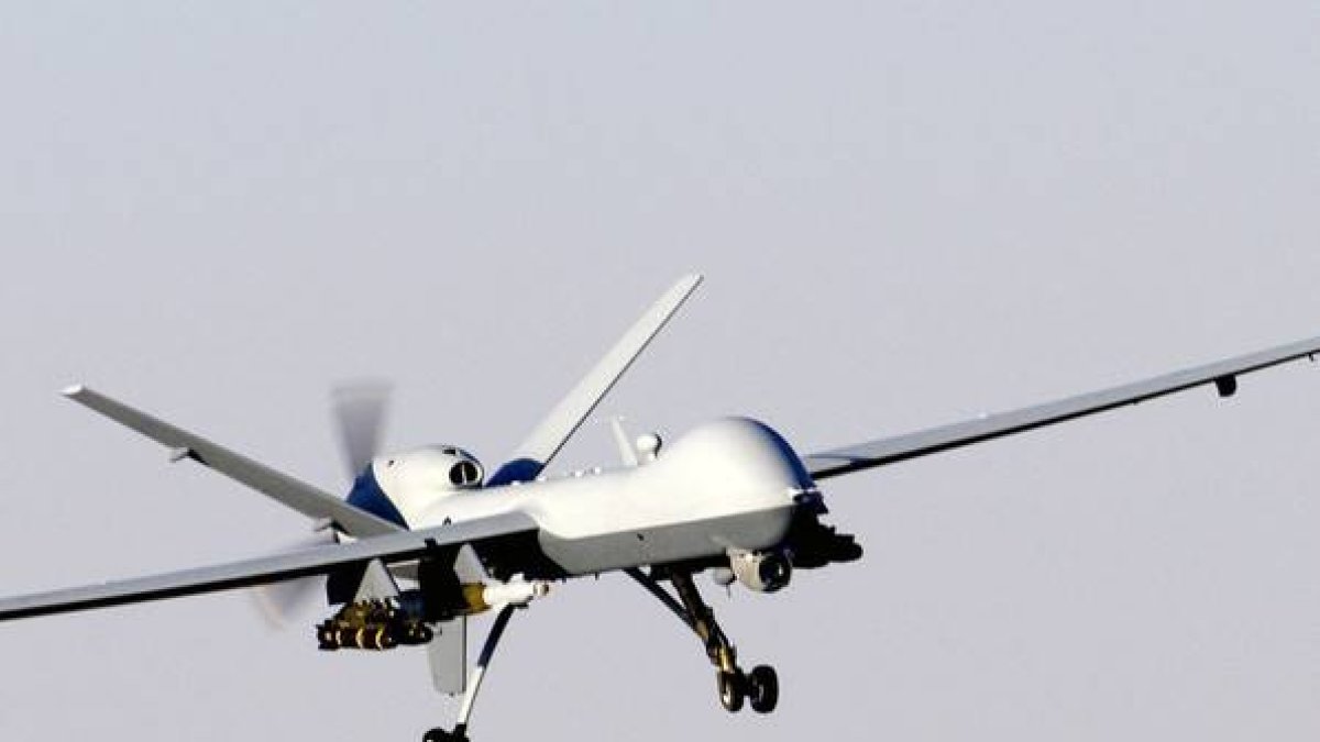 Un 'drone' estadounidense de uso militar, en una imagen de archivo.