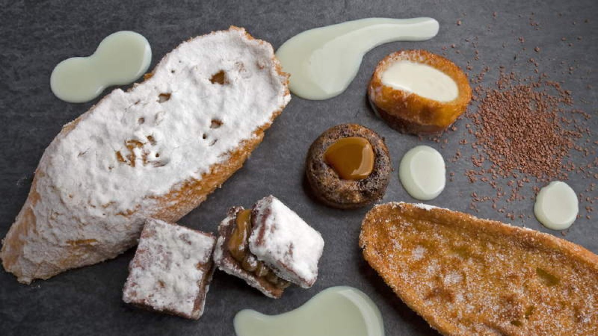 La pastelería madrileña Nunos incluye innovadoras variedades como las torrijas de leche frita.