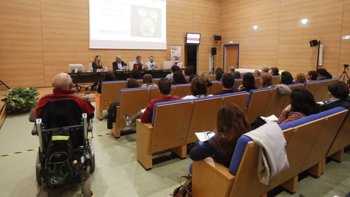 Un momento de la sesión en la que participaron profesionales de diversas ramas. JESÚS F. SALVADORES