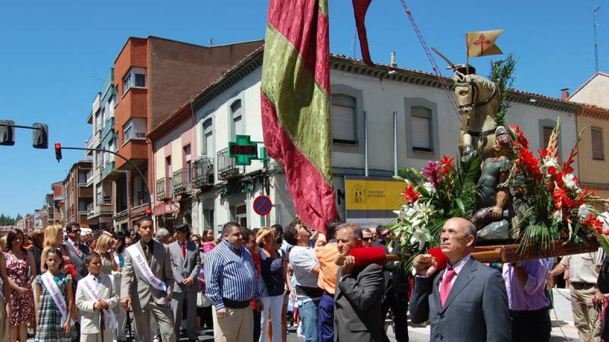 La procesión de Santiago tendrá lugar este jueves después de la misa de las 12.30 horas.