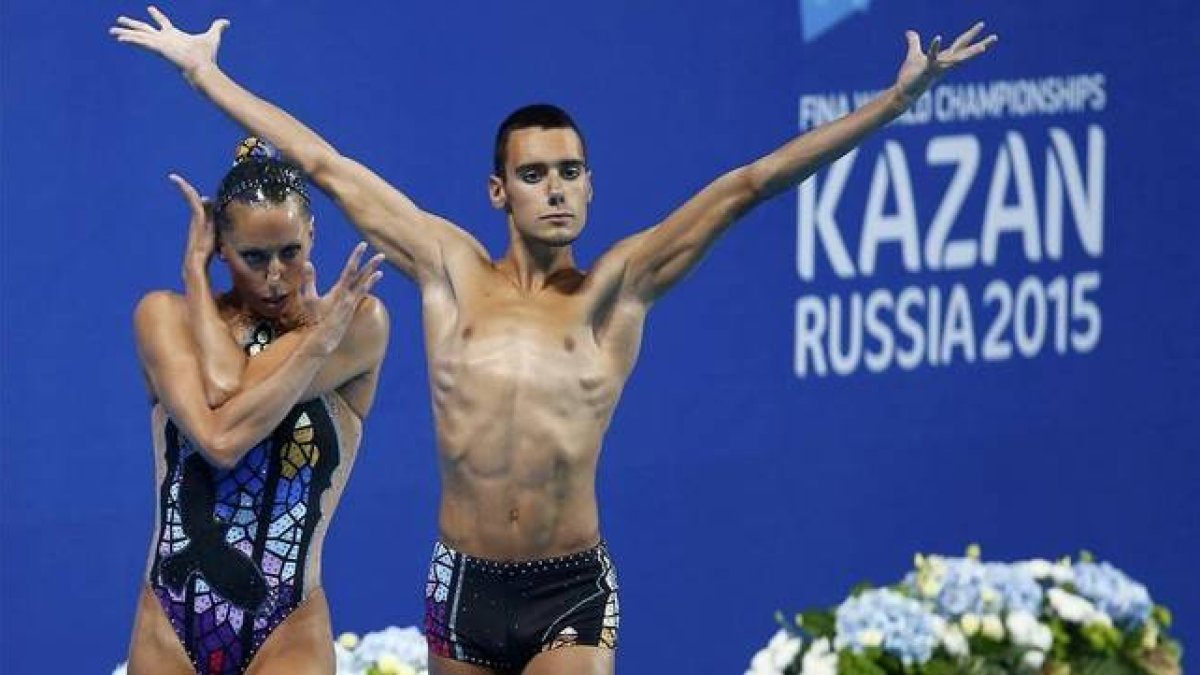 Ona Carbonell y Paula Klamburg no han podido cambiar la tendencia de la sincronizada española en Kazán y se han tenido que conformar con la quinta plaza en el dúo libre, en una final que en la que Rusia ha vuelto a subir a lo más alto del podio, por delan