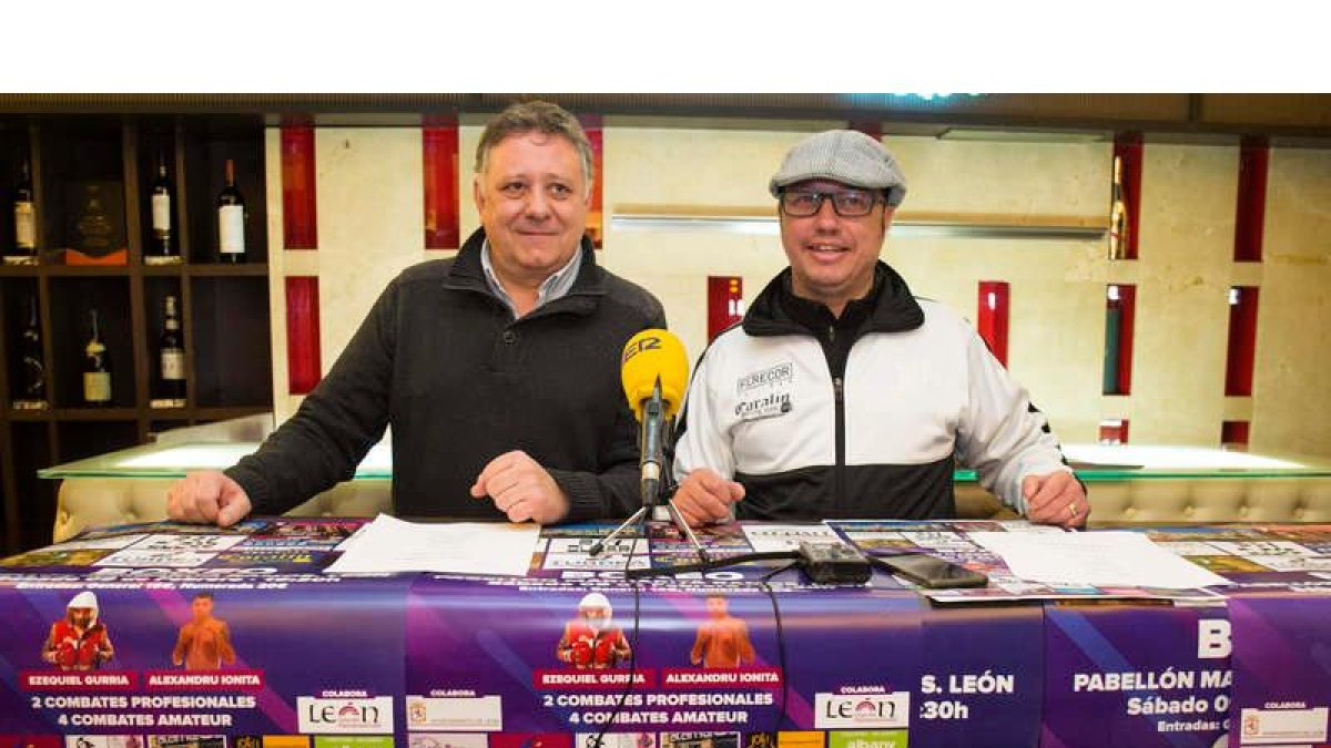 Enrique Soria y Coralín, en la Cava Santa Clara, donde ayer presentaron la velada. FERNANDO OTERO