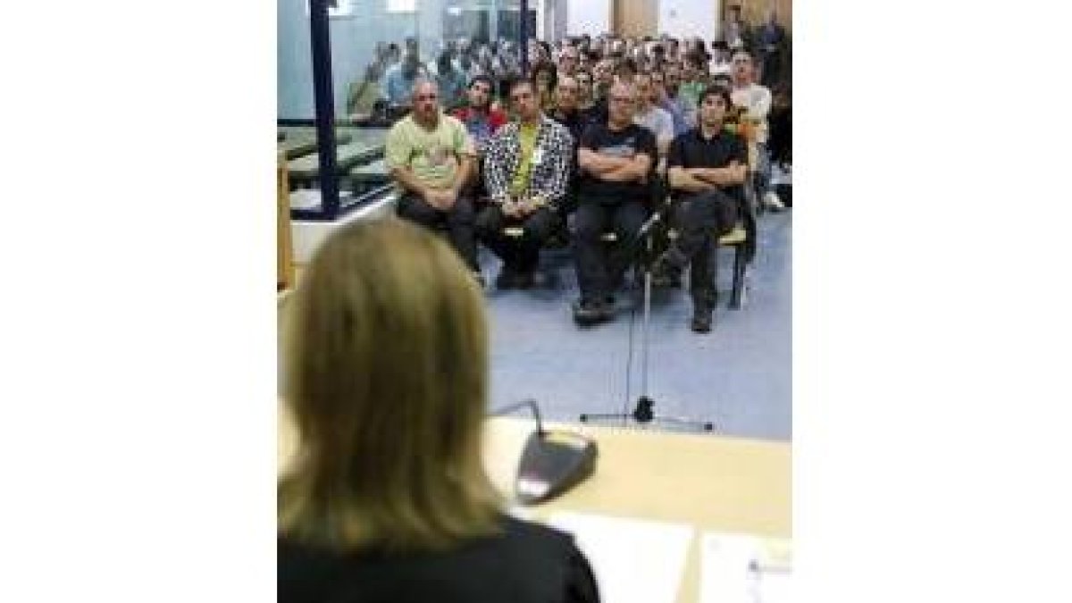 Los principales inculpados escuchan la lectura de la sentencia
