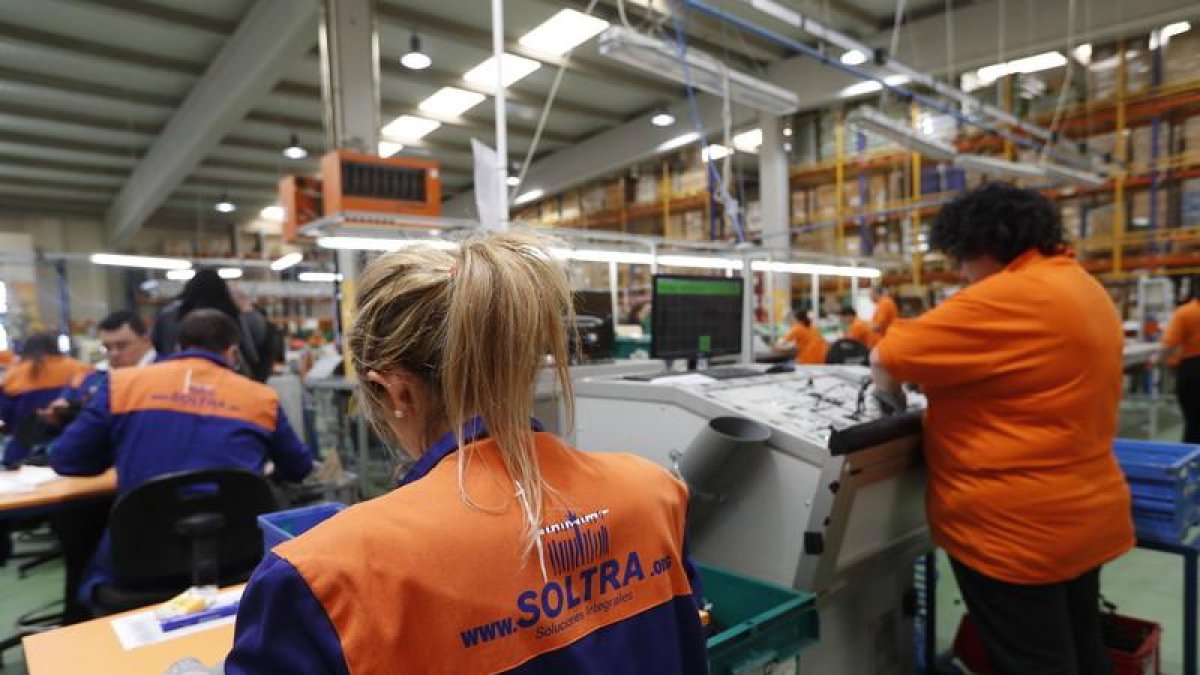 Intalaciones de Soltra: por cada euro de ayudas que recibe la empresa, genera 3,7