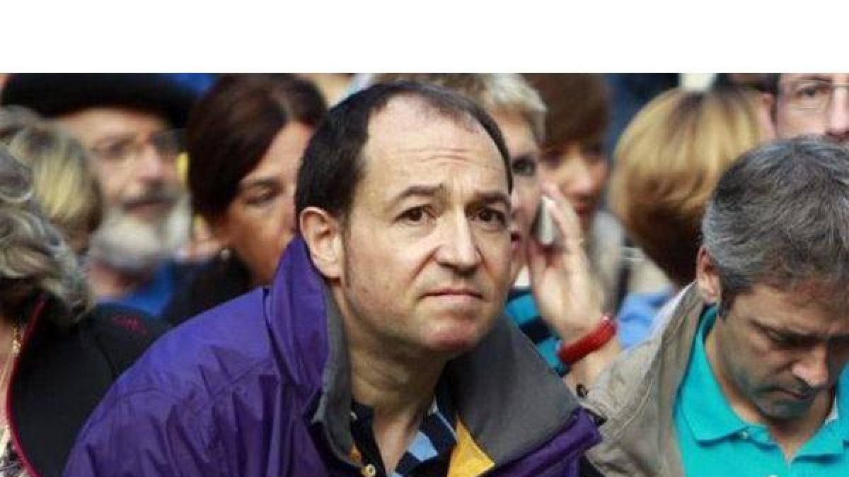 El portavoz de Sortu, Pernando Barrena, el pasado día 6 de octubre en un acto del partido.