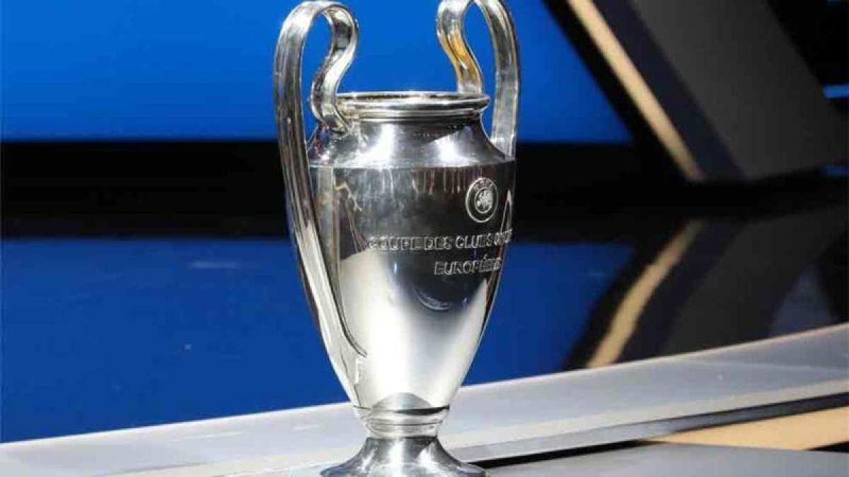 El trofeo de la Champions.