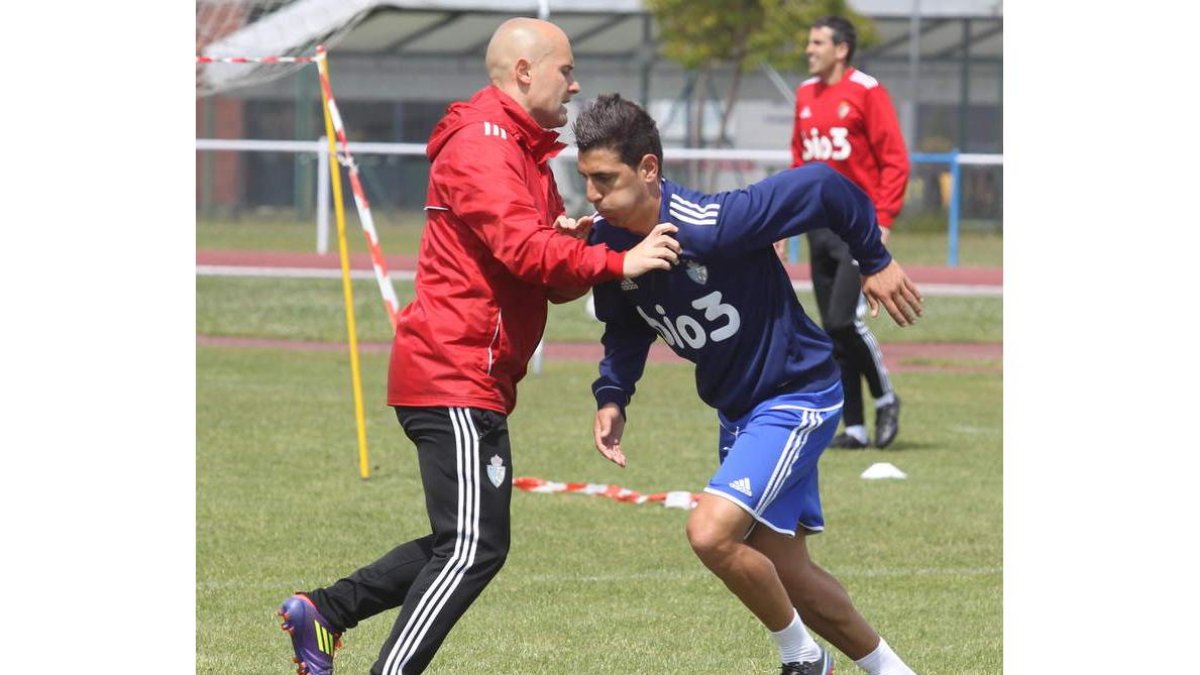 Carpio ya está listo para reaparecer este sábado en el choque ante el Tenerife en El Toralín.
