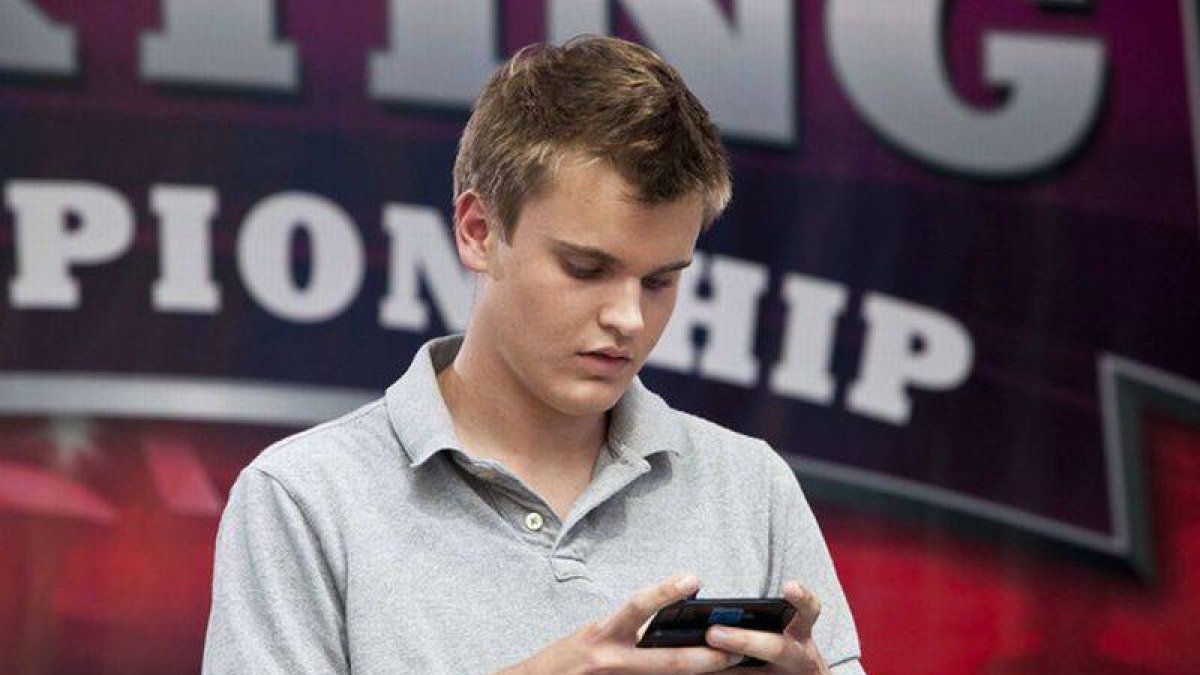 Austin Weirschke, en plena acción.