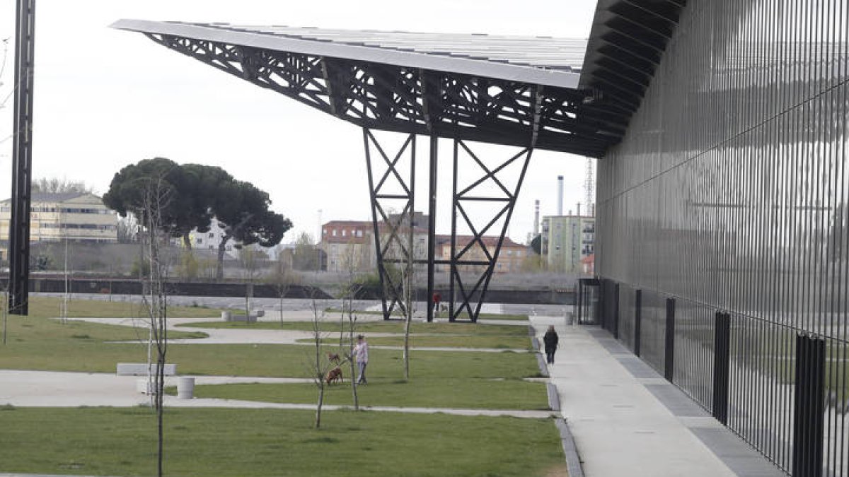 Palacio de Congresos durante el confinamiento. RAMIRO