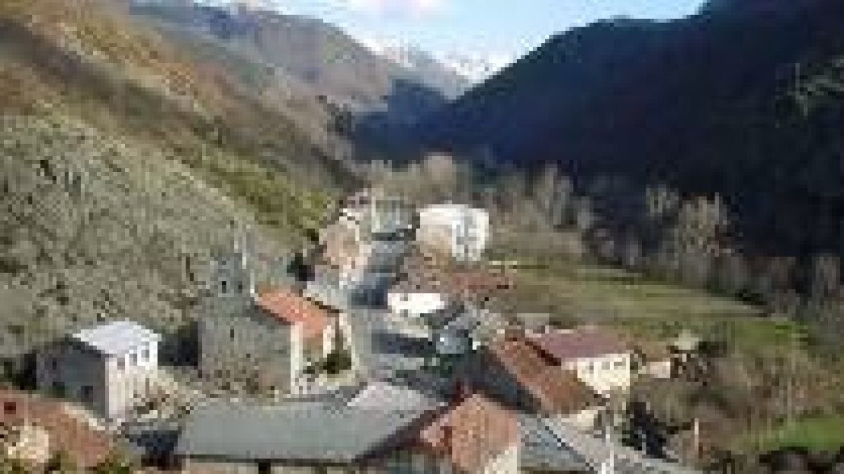 Las Salas, uno de los catorce pueblos que conforman el Ayuntamiento de Crémenes