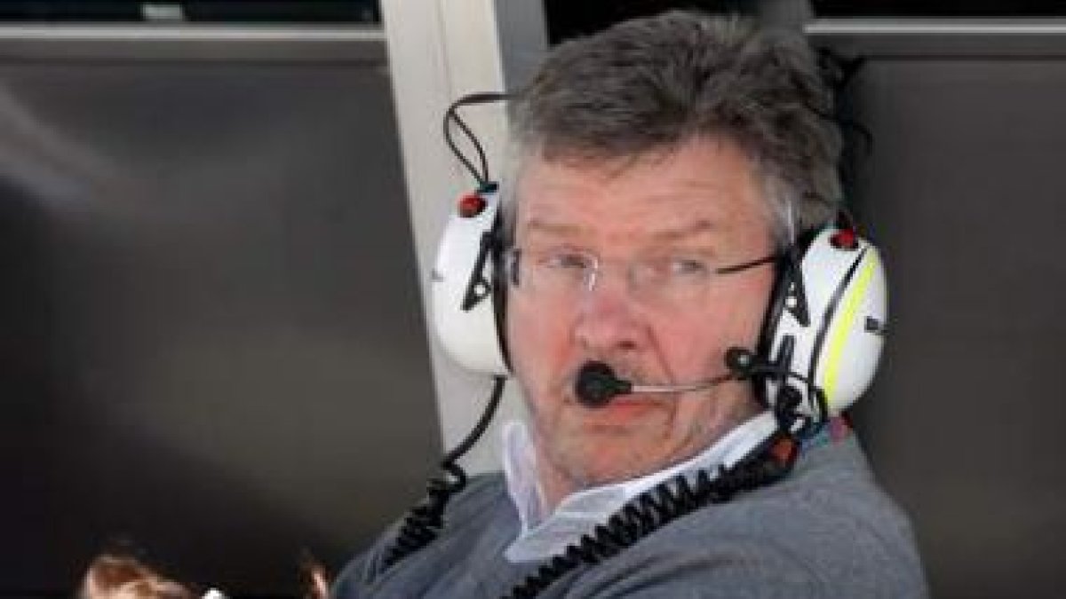 El propietario de la escudería Brawn GP, Ross Brawn, en los entrenamientos libres del GP de Australi