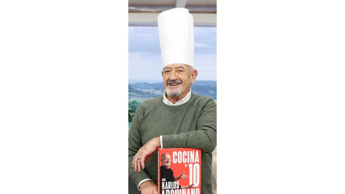 El cocinero vasco Karlos Arguiñano publica un nuevo libro de recetas, el décimo con Planeta.