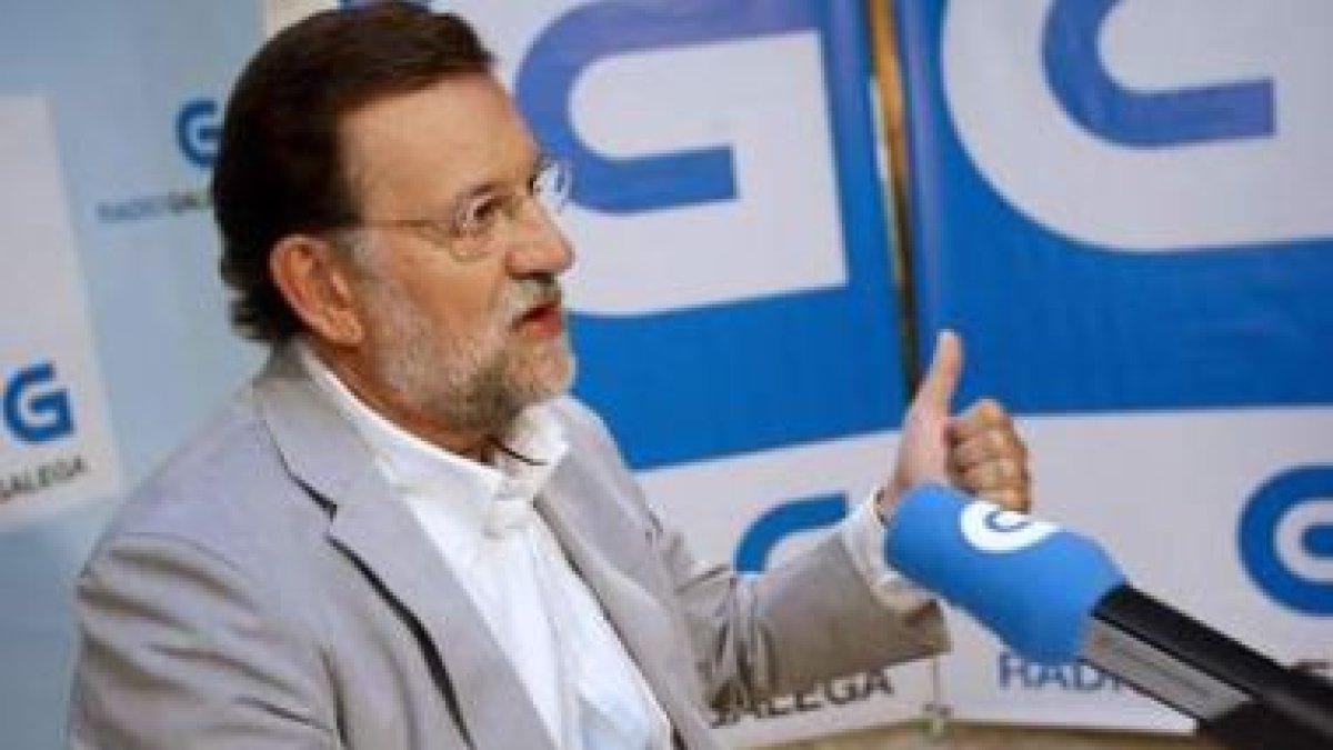 El presidente del PP, Mariano Rajoy.