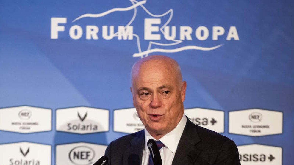 El presidente de la Autoridad Bancaria Europea, José Manuel Campa, ayer, en Madrid. J.P. GANDUL