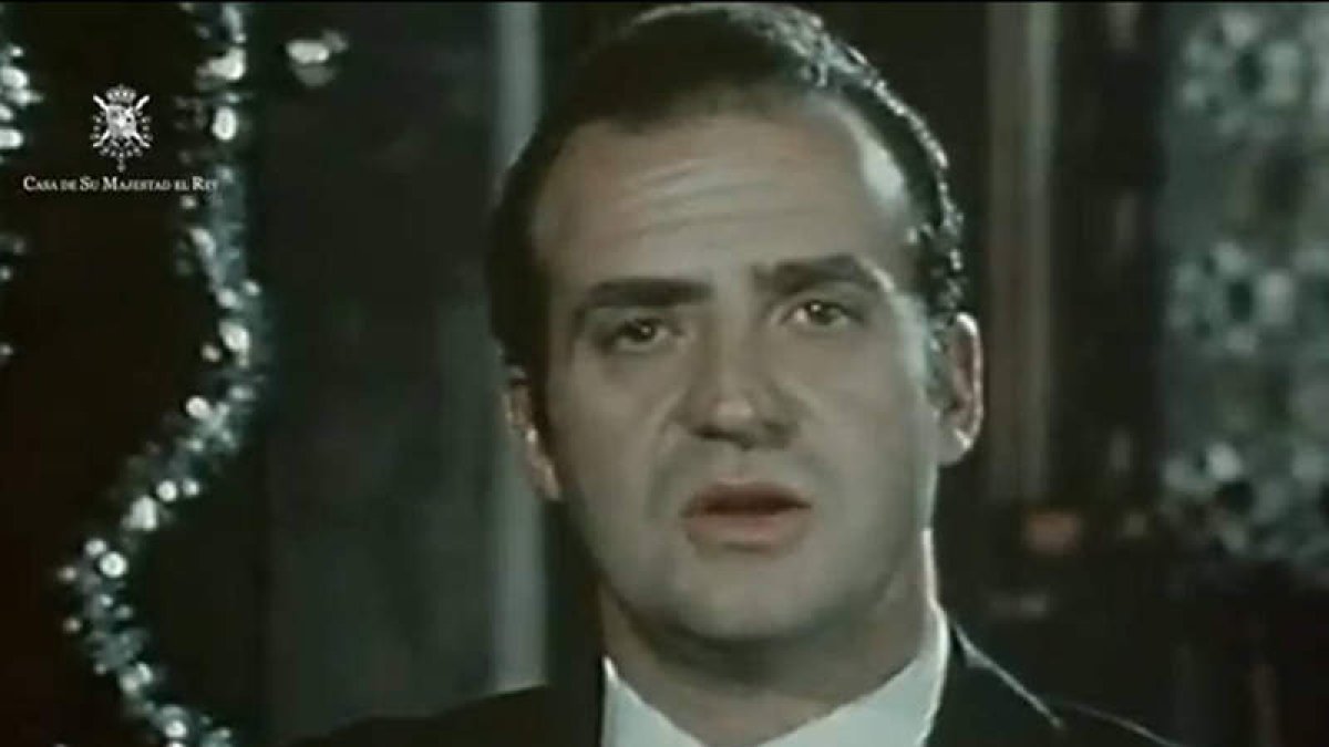 El rey, en el mensaje de Navidad de 1977.