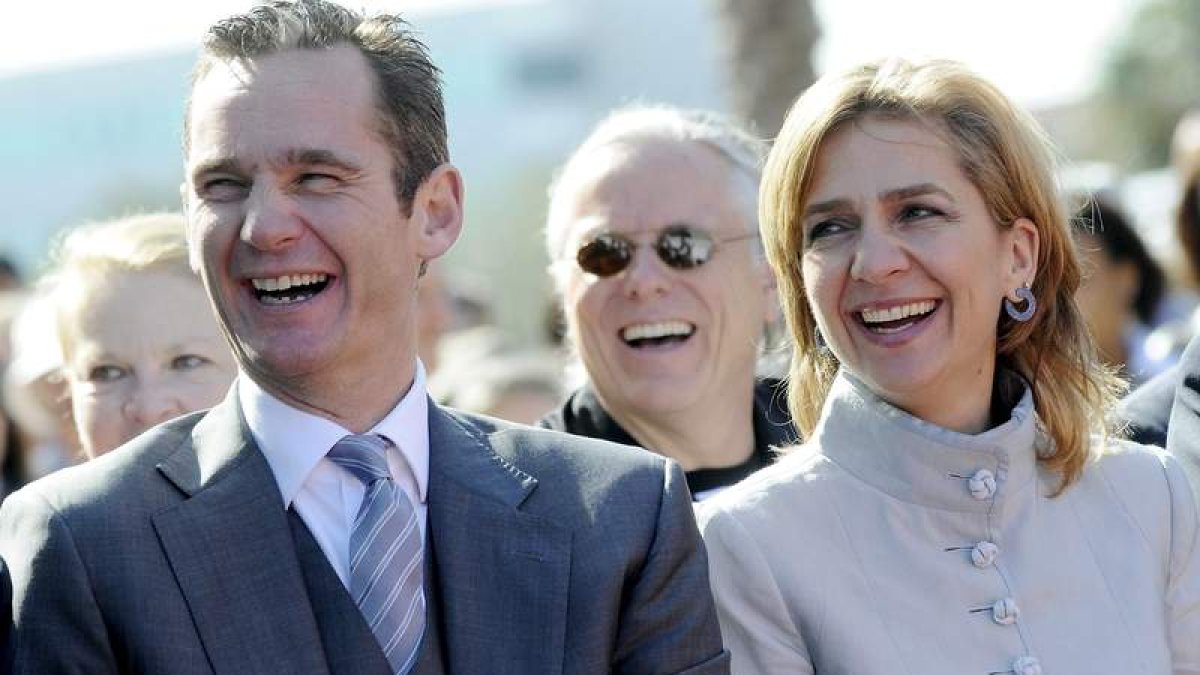 Íñaki Urdangarín y Cristina de Borbón, en una imagen de archivo.