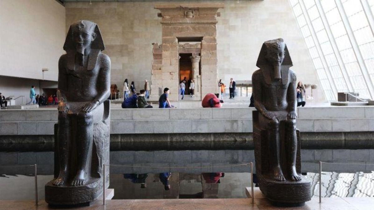 El Ala Sackler del Metropolitan Museum of Art de Nueva York, famosa por su colección de arte egipcio.