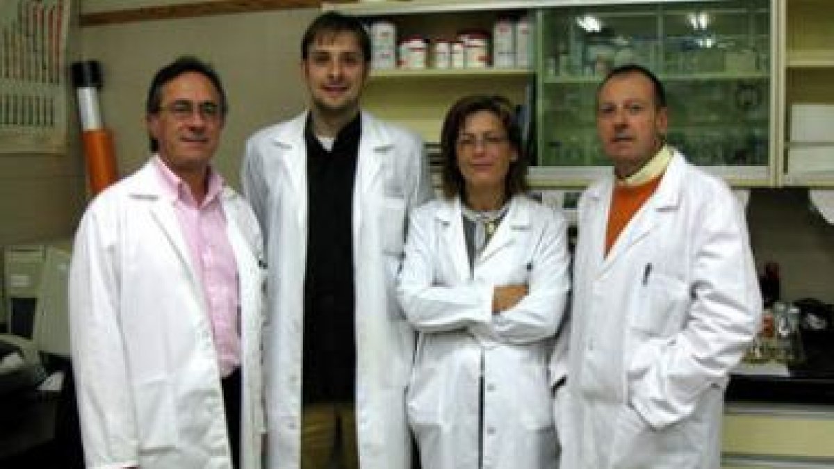 El equipo: Leandro Rodríguez, Nicolás Navasa, Honorina Martínez y Miguel Ángel Ferrero.