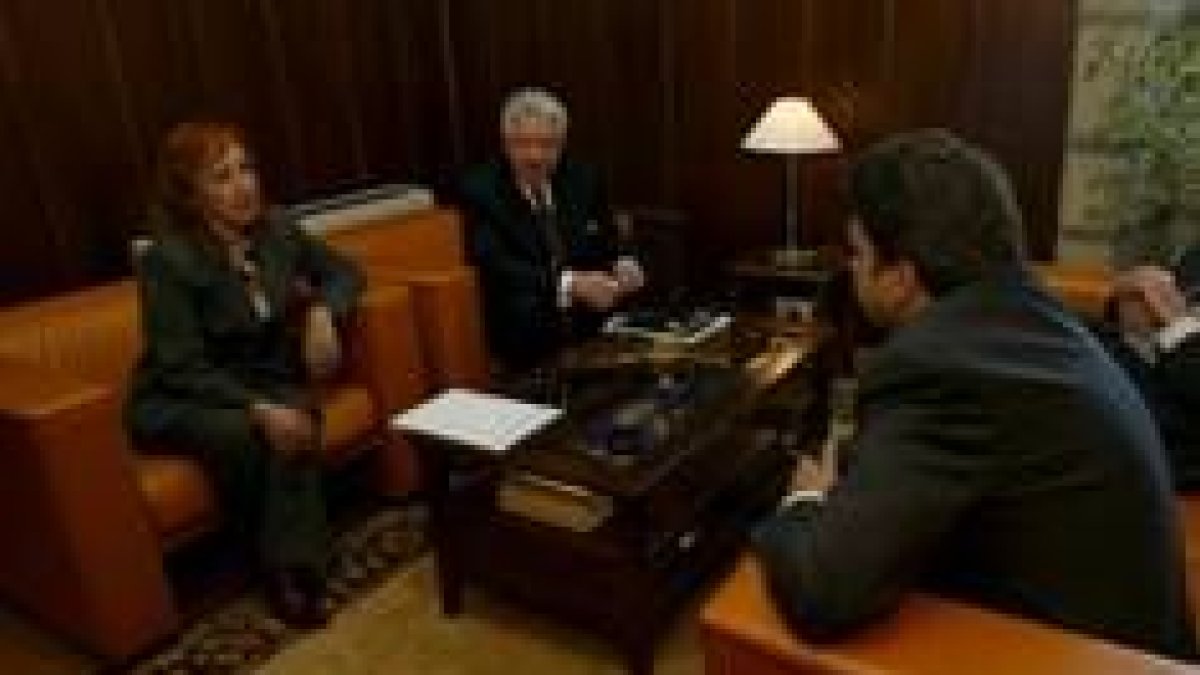 Riesco recibió ayer en el Ayuntamiento a la directora del conservatorio