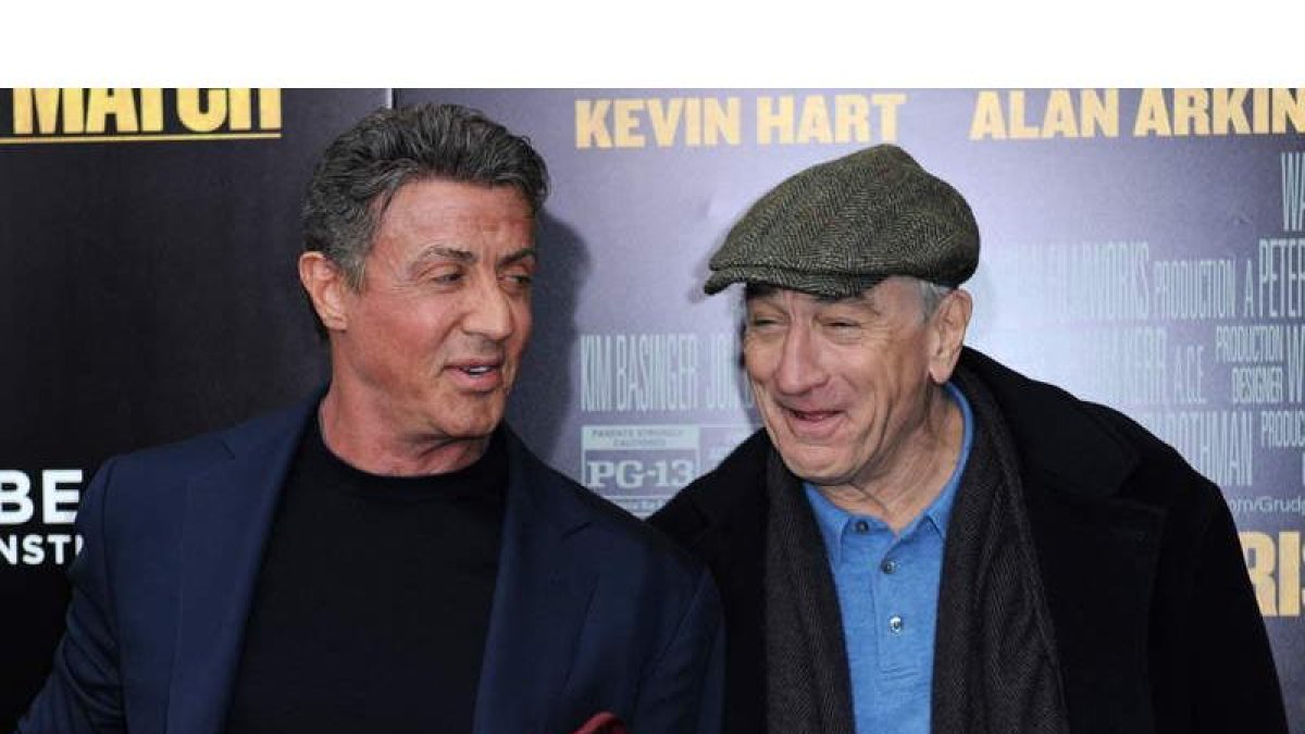 Los veteranos actores Sylvester Stallone y Robert de Niro protagonizan ‘La gran revancha’ en la pantalla.