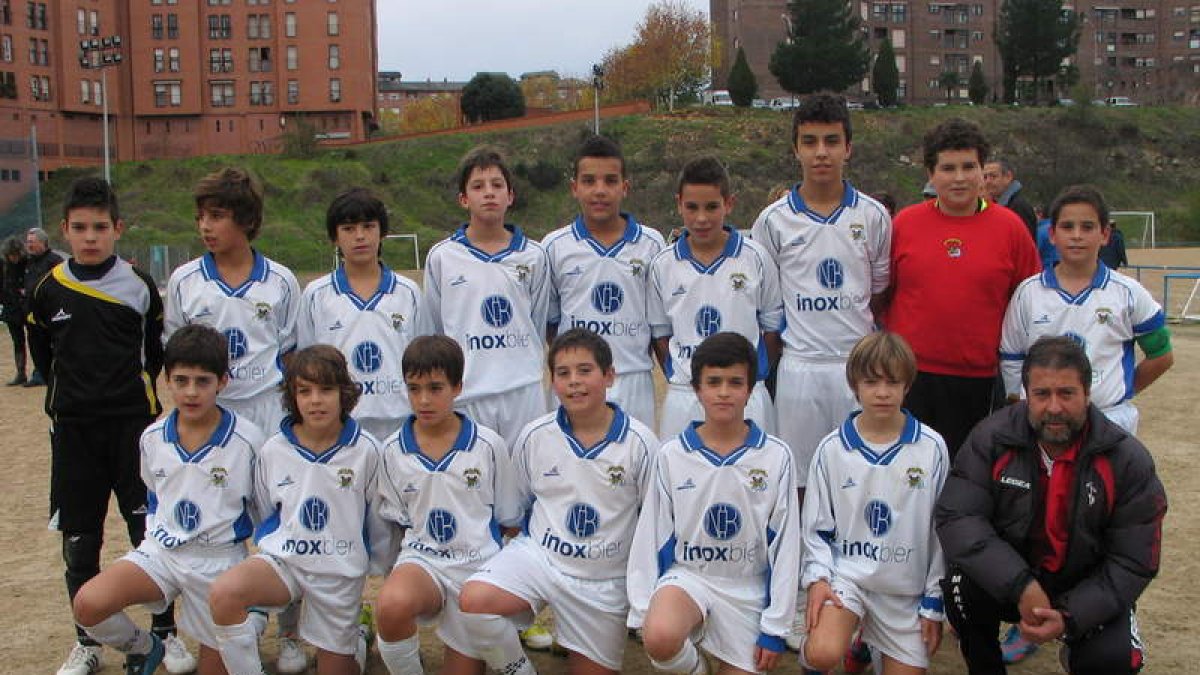 Formación del equipo del Santa Marta que milita en la 1.ª División Provincial Infantil.