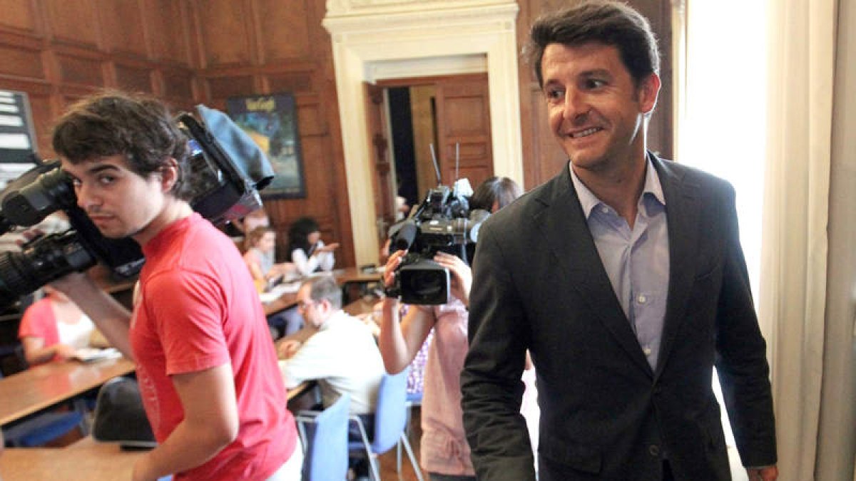 El portavoz del PP en el Ayuntamiento de San Sebastián, Ramón Gómez.
