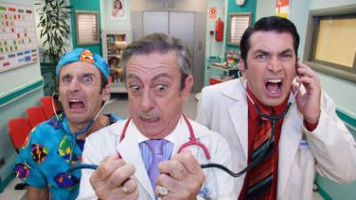 Tres de los protagonistas de «Camera café», que también protagonizan «Fibrilando&r