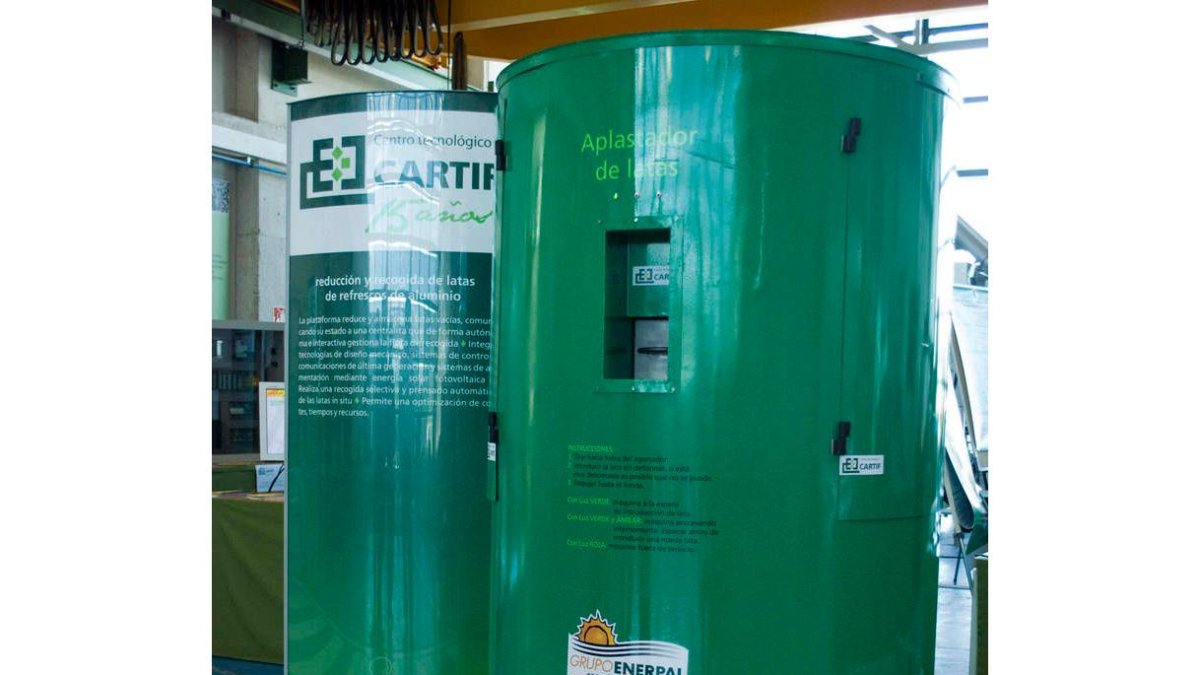La máquina puede ser instalada en lugares públicos o empresas.
