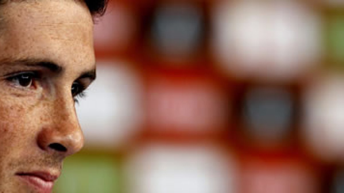 Fernando Torres, ayer en rueda de prensa.