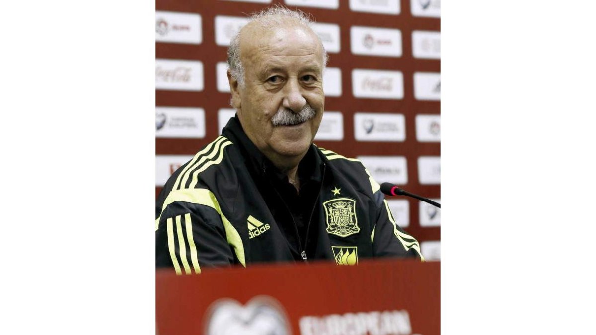 El seleccionador español, Vicente del Bosque.