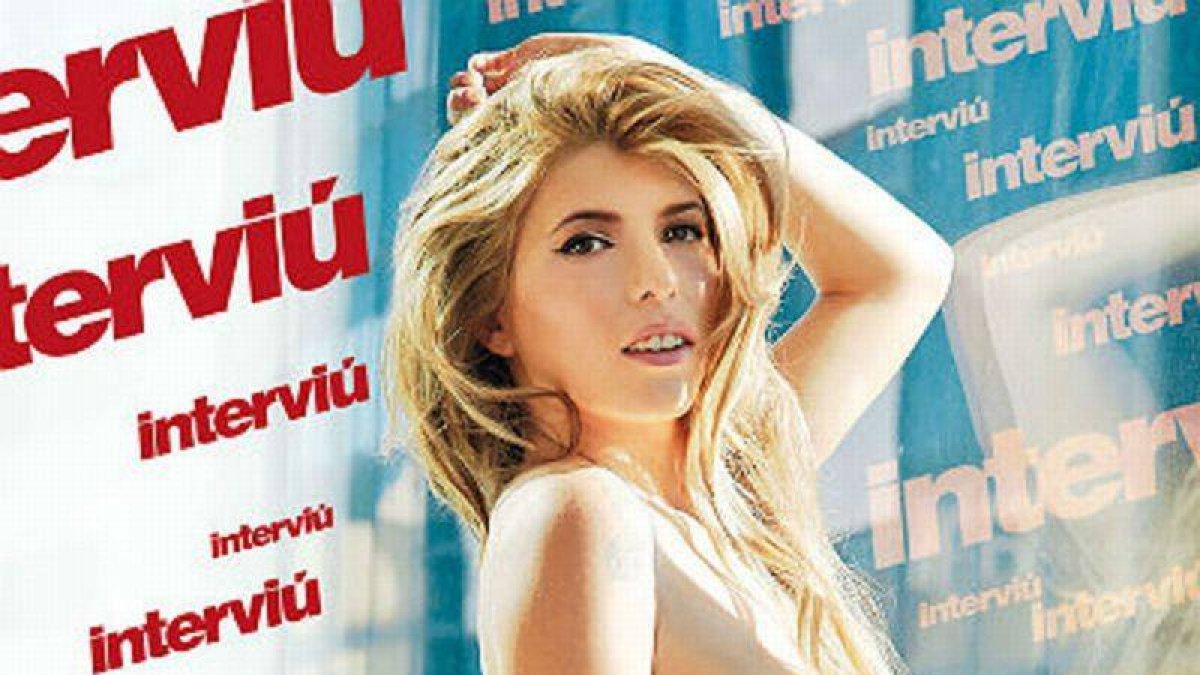 Andrea Carmona, tronista, en 'Interviú'.