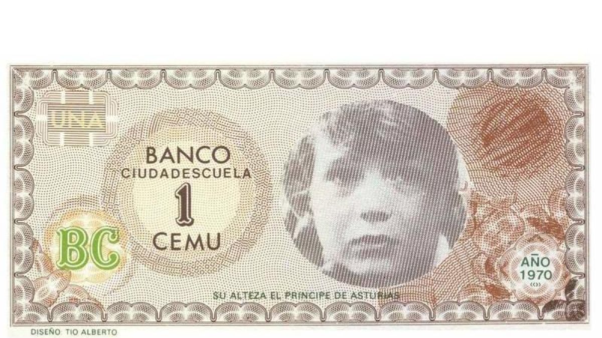 Moneda de la Cemu de 1970 con el rostro del hoy rey.